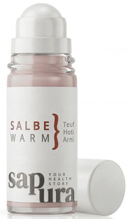 Wärmesalbe | Praktischer Roll-On | Wärmebalsam Muskelverspannung Nacken Schulter | sapura health®