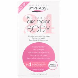 Byphasse -  Kaltwachs für Bikinizone und Achselhöhlen + 4 Tücher