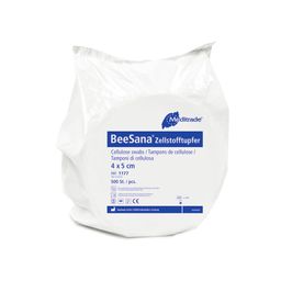 BeeSana® Zellstofftupfer, unsteril, 4 x 5 cm, 1 Packung = 2 Rollen á 500 Stück