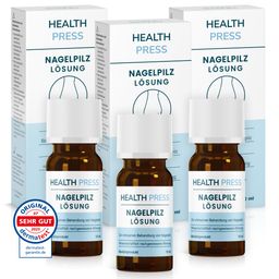 Health Press Nagelpilzkur 3er Set – Nagelpilz Lack für schnelle & effektive Behandlung