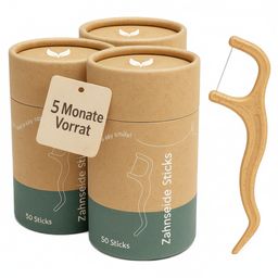 VIGOROUS® Zahnseide Sticks nachhaltig - Alternative zu Zahnseide