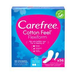 Carefree - Slipeinlagen "Cotton Feel Flexiform mit Frischeduft"