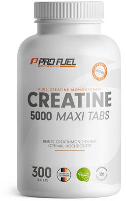 ProFuel - Creatin Tabletten 300x | 5685 mg Creatin-Monohydrat (5000 mg Creatin) | vegan | 60 Tage