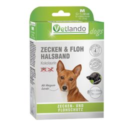 Vetlando Zecken- & Floh-Halsband  Kokolaurin für Hunde