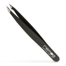 REMOS Kombipinzette Edelstahl [INOX]rostfrei 9.5 cm - 2in1 für Splitter - Haare