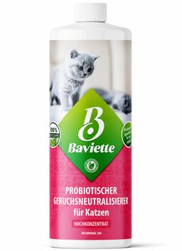 Baviette Probiotischer Geruchsneutralieser für Katzen Konzentrat
