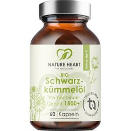 Nature Heart BIO Schwarzkümmelöl 1500+ Thymochinongehalt