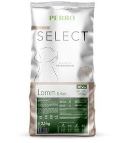 PERRO Select Lamm + Reis - Trockenfutter Hund Single Protein