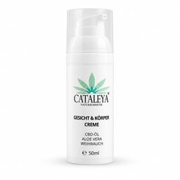 CATALEYA CBD Gesichtscreme für Männer 50 ml – mit Aloe Vera und Hanföl