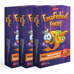 EasyFishoil Focus - Omega 3 für Kinder - mit Cholin