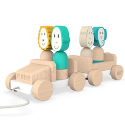 Matchstick Monkey Holz-Spielzeug Safari Jeep