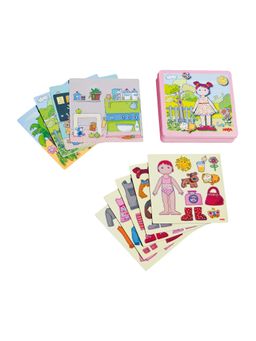 HABA Anziehpuppe Magnetspiel-Box Anziehpuppe Lilli