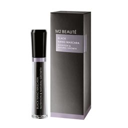 M2 Beauté Black Nano Mascara Nutrition y Amp  Natural Growth