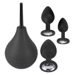 4-teiliges Analtoy-Kit | Für Fortgeschrittene und Einsteiger  | Black Velvets