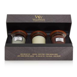 WoodWick - Geschenkset - WoodWick Kerzen - 3x Mini Gläser