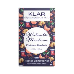 Klar-Seifen - Klar's fester Conditioner Weihnachtsmandarine