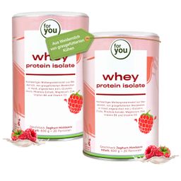 for you Whey Protein Isolate Doppelpack