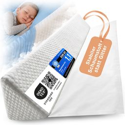 lunova® Rausfallschutz Bett für Kinder & Baby – formstabiler Schaumstoff, ohne Montage, für Boxsprin