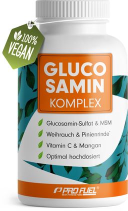 ProFuel - Glucosamin Komplex - innovative 10-in-1 Formel - 180 Kapsel