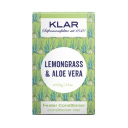 Klar-Seifen - Klar's fester Conditioner Lemongrass/Aloe Vera (für fettiges Haar)