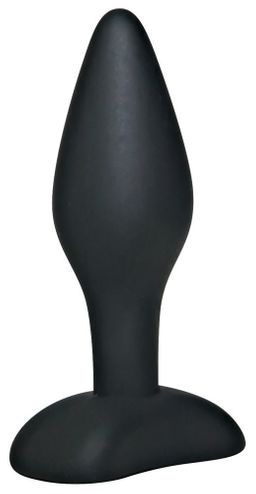 Black Velvets Analplug mit Standfuß, schmaler Spitze und verbreitertem Schaft