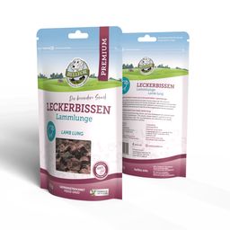 Bellfor Gesunder Leckerbissen für Hunde - Lammlunge (gefriergetrocknet)