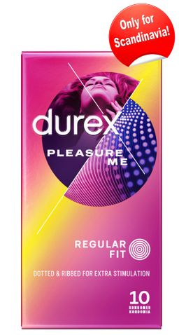Durex - Pleasure Me - Regular Fit Kondome
