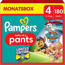 Pampers Baby-Dry Pants Paw Patrol Limited Edition Größe 4, 180 Windeln, 9kg - 15kg