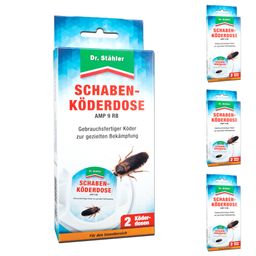 SILBERKRAFT Schaben Köderdose