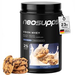 Neosupps Vision Whey Protein Pulver Cookie Dough, 750g, Whey Protein für Proteinshakes