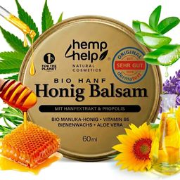 CBD Hautsalbe mit Manuka-Honig & Hanf – Zur Pflege bei Neurodermitis, Ekzemen & Schuppenflech 60ml