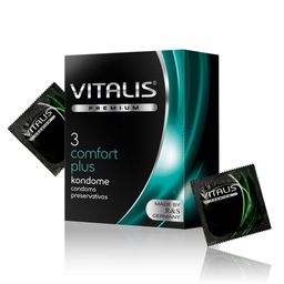 Vitalis comfort plus, 3er Pack Kondome, 3 Stück