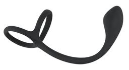 Penis-/Hodenring mit Analplug