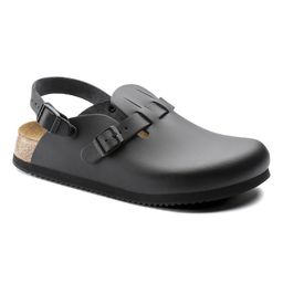 Birkenstock Clog Kay Superlauf, WB, Naturleder, schwarz, normal