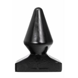 All Black - Großer kegelförmiger Analplug