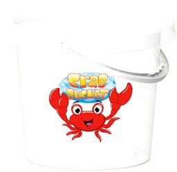 VEDES Großhandel GmbH - Ware Outdoor active Eimer transparent ''Krebs'', #20x19,5 cm