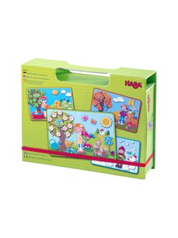 HABA Puzzle Magnetspiel-Box Jahreszeiten