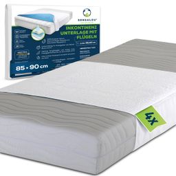 Sensalou Inkontinenz Unterlage mit Flügeln 85x90  cm