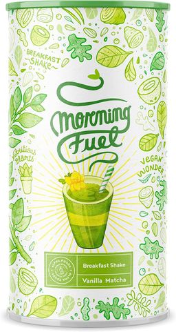 Morning Fuel Vanille Matcha Shake - Morgens Satt & Gesund, Vitamin- und Nährstoffreichen