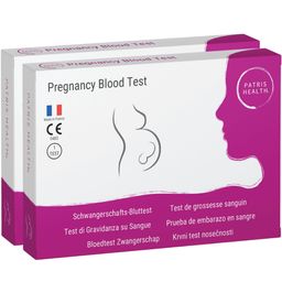 Schwangerschaftstest Blut – hCG Bluttest für Zuhause zur frühen Erkennung – Patris Health®
