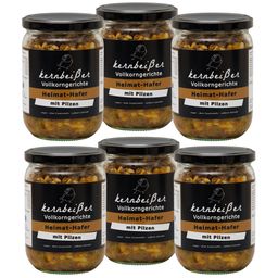 Kernbeißer Vollkorngerichte: Heimat-Hafer mit Pilzen