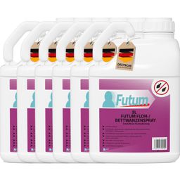 FUTUM 6x5L Bettwanzen- / Flohspray