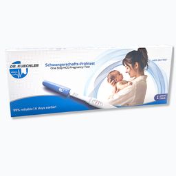Dr. Kuechler Schwangerschaftsfrühtest, hCG Test, frühe Erkennung, bis zu 99 Prozent Sicherheit