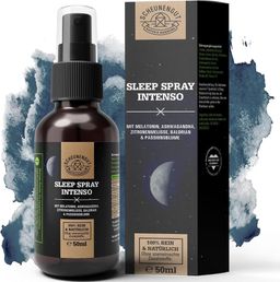 Scheunengut® Sleep Spray Intenso | Melatonin Spray Hochdosiert Schlafspray Einschlafhilfe Erwachsene