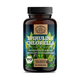 Spirulina Chlorella Tabletten - Bio Spirulina + Chlorella Bio Presslinge - DE SCHEUNENGUT® 500 Stk