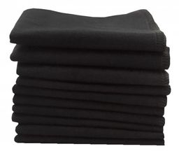 ImseVimse Waschlappen Bio-BW 10er-Set Black