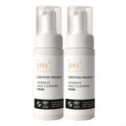 OXY8 Naturkosmetik INTENSIVE FACE CLEANSING FOAM – 2er Vorteilspack porentiefe Gesichtsreinigung
