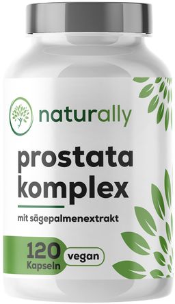 naturally Prostata Komplex Kapseln | mit Sägepalmen Extrakt, hochdosiert