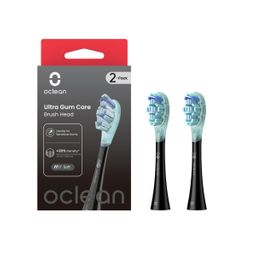 Oclean Bürstenkopf Ultra Zahnfleischpflege - Schwarz, 2er Pack