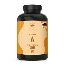TRUE NATURE® Vitamin A Tabletten - Augenvitamine Vegan & Made in Germany
